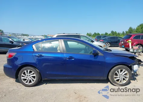 2012 Mazda Mazda3 I Grand Touring из США, поврежденный, VIN JM1BL1W80C1638993